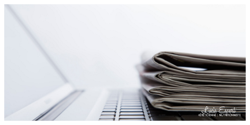 Presse - actualité - Lucie Espert - diététicienne-nutritionniste
